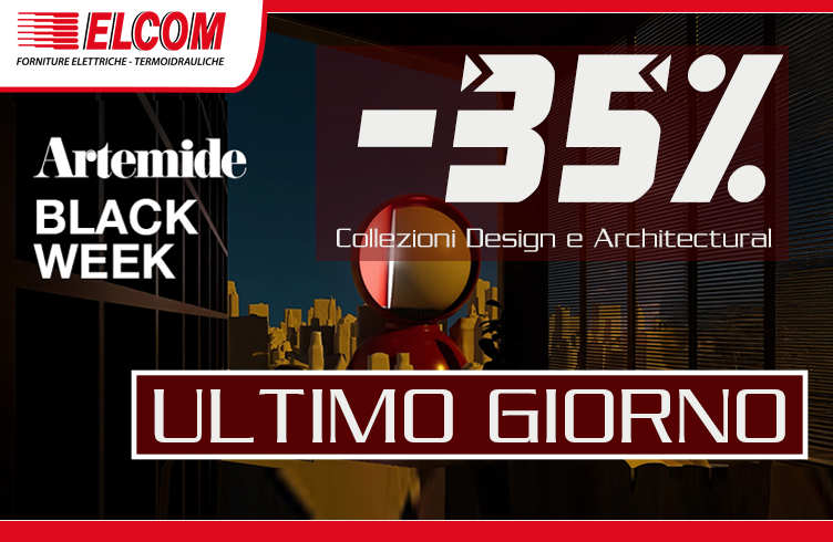 ULTIMO GIORNO: -35% ARTEMIDE BLACK FRIDAY 2024